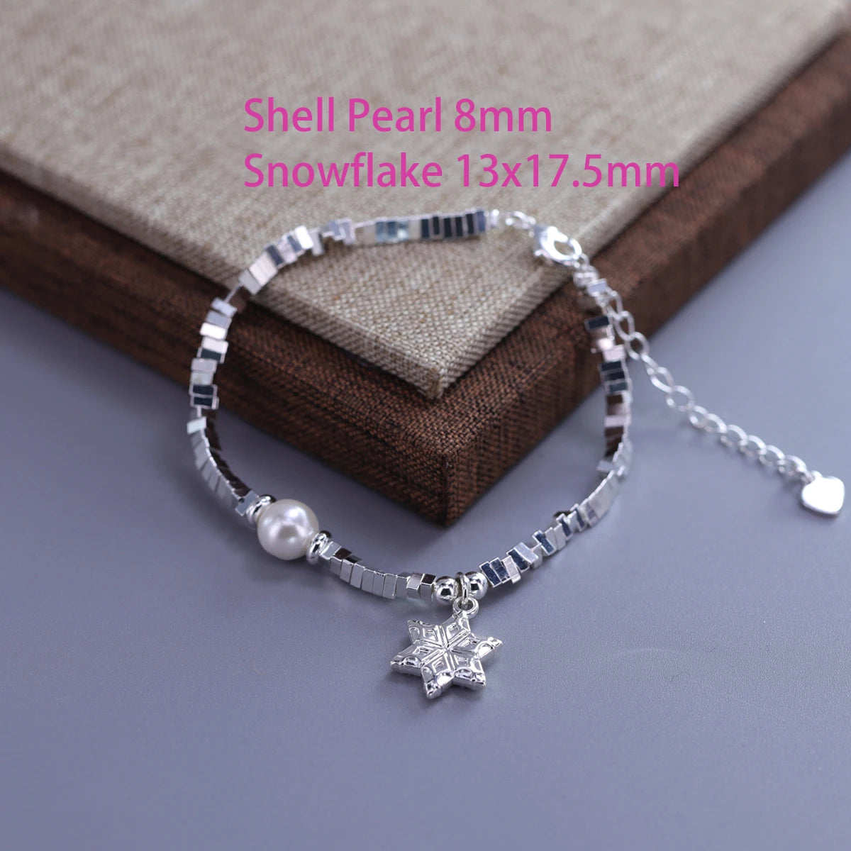 VENTFILLE 925 Silver Butterfly Bracelet – Cute Beaded String Design for Girls