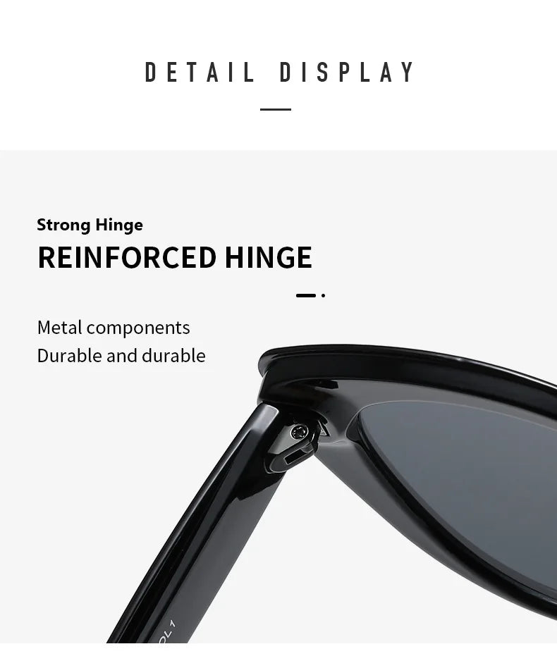 Cat Eye Sunglasses – Black & Leopard Small Frame UV400 Designer Style