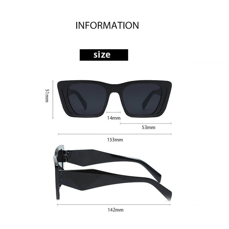 Square Retro Sunglasses – Unisex Vintage Designer Shades for Travel & Daily Wear