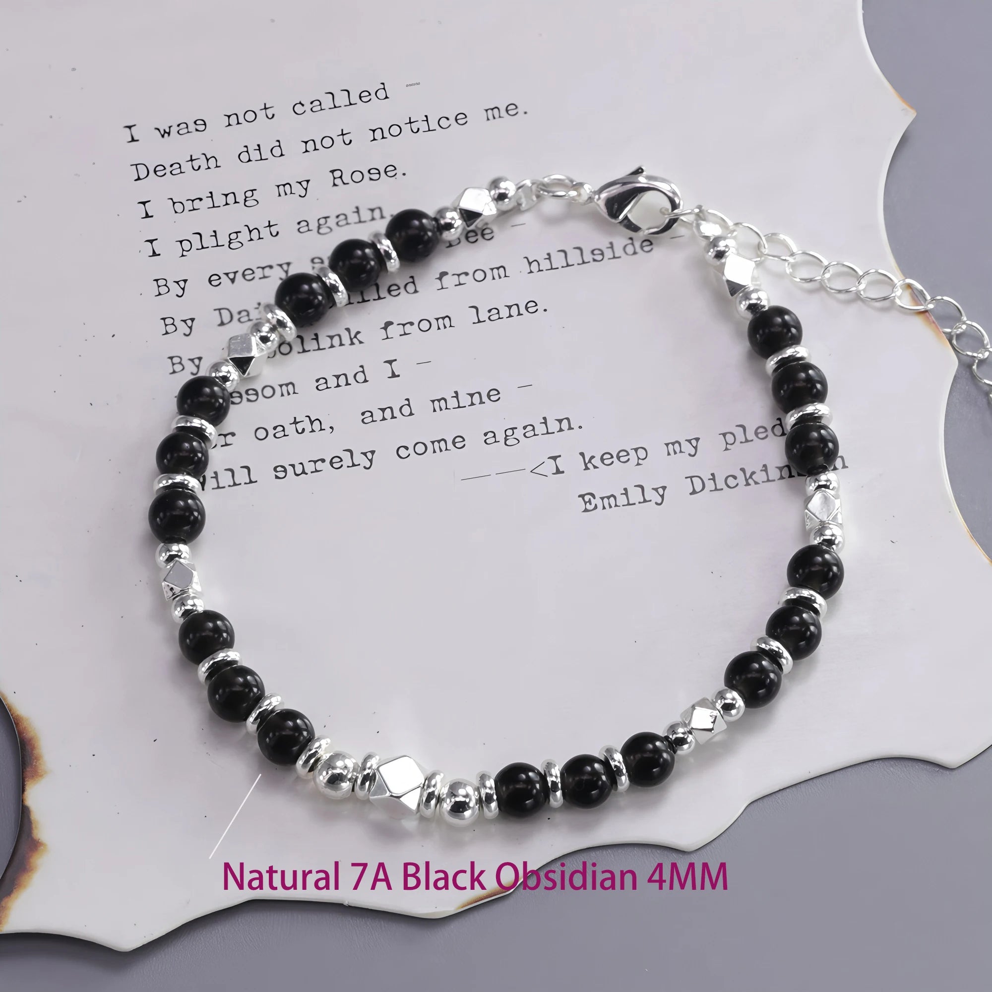 VENTFILLE 925 Silver Butterfly Bracelet – Cute Beaded String Design for Girls