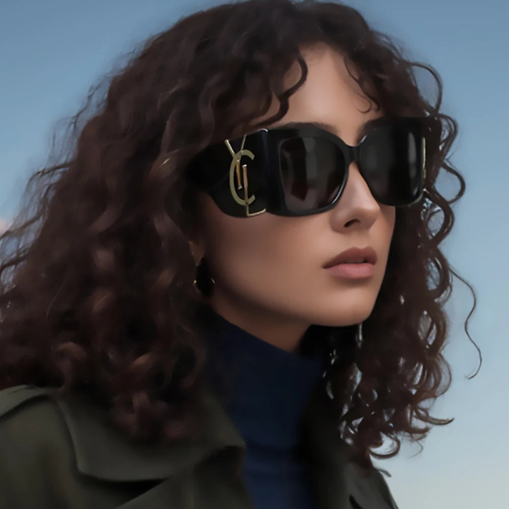 Designer Cat Eye Sunglasses – Trendy, UV400, Anti-Reflective