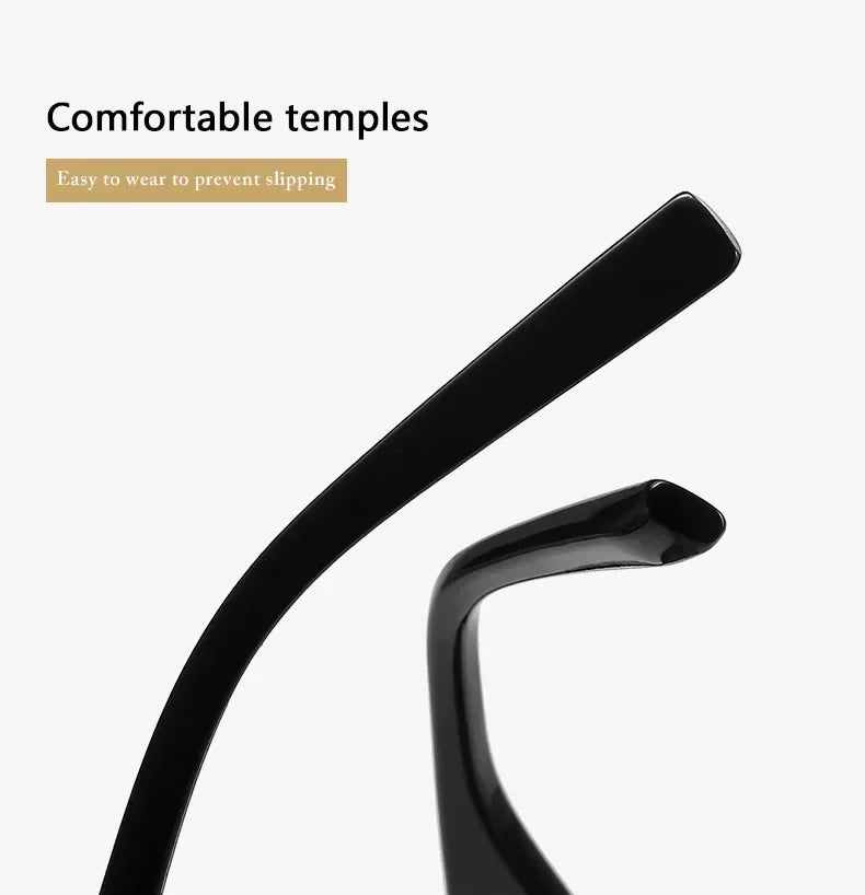 Classic Black Cat Eye Sunglasses – Elegant Small Frame UV400 Designer Style