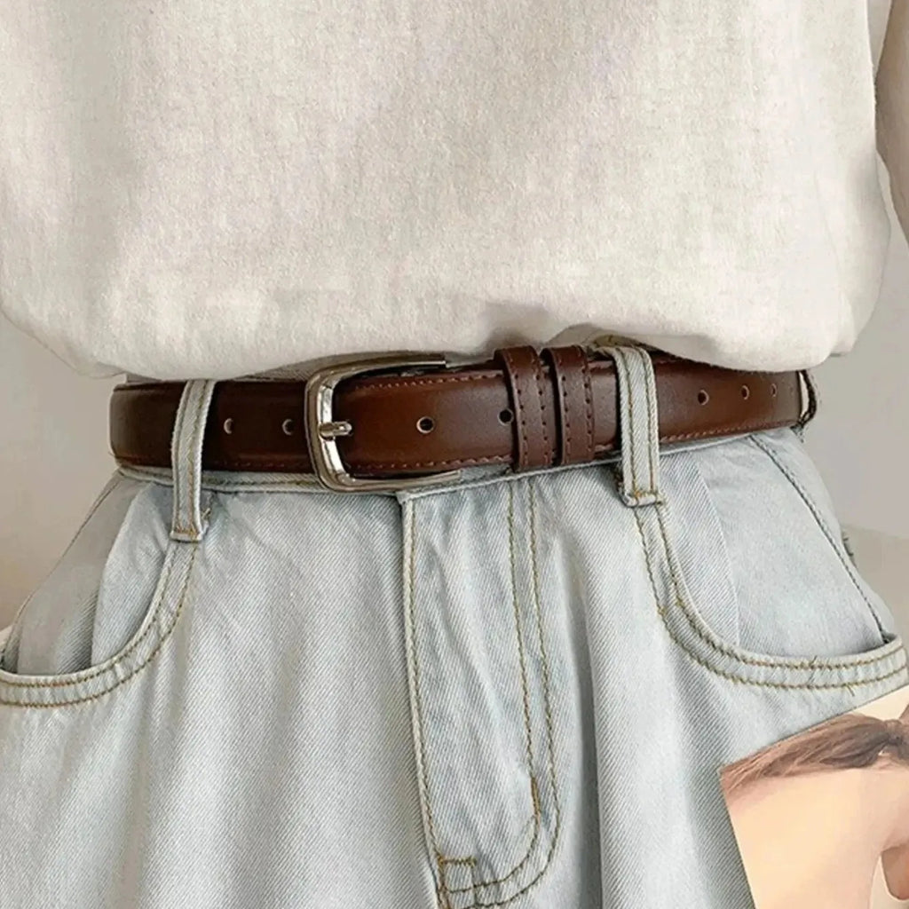 High-Grade Soft Belt – Simple Versatile Women’s Waist Belt for Jeans & Trousers