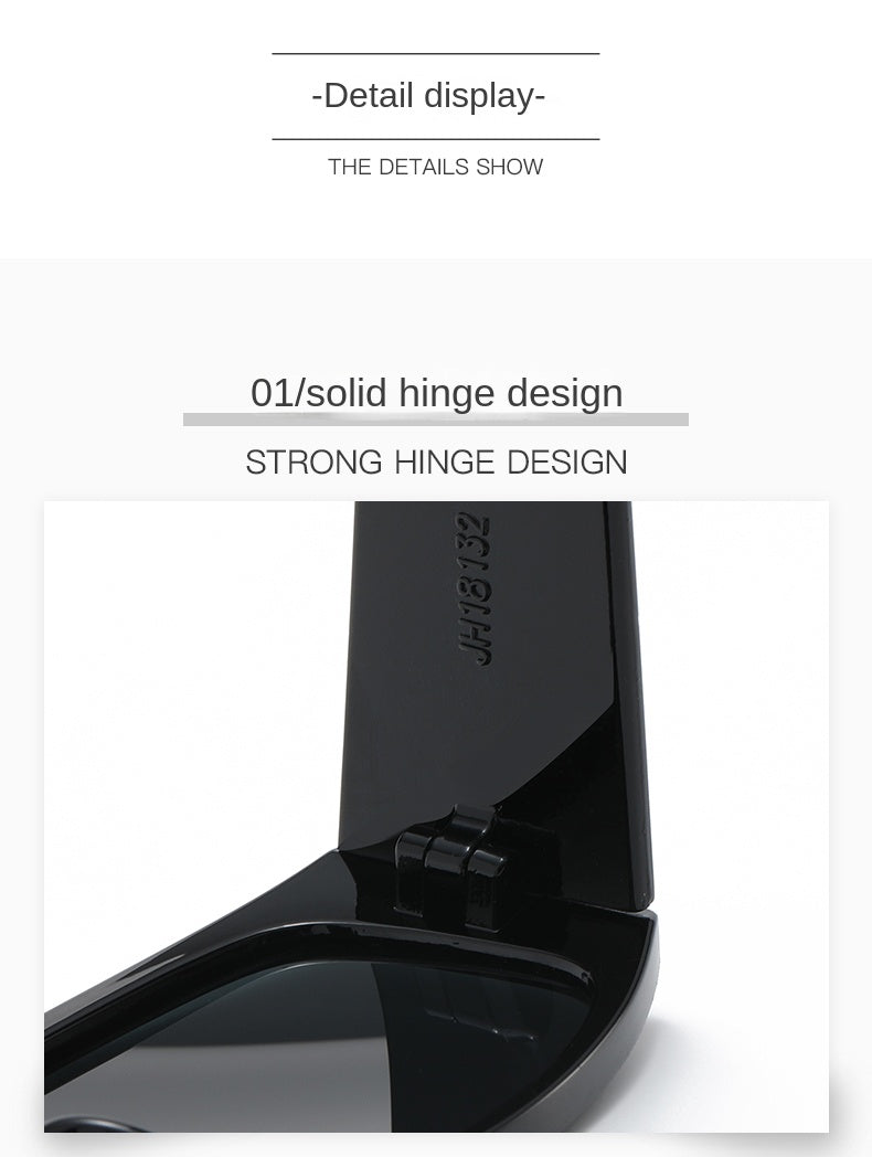 Retro Square Sunglasses – Trendy Small Frame Unisex Design for Travel & Outdoors