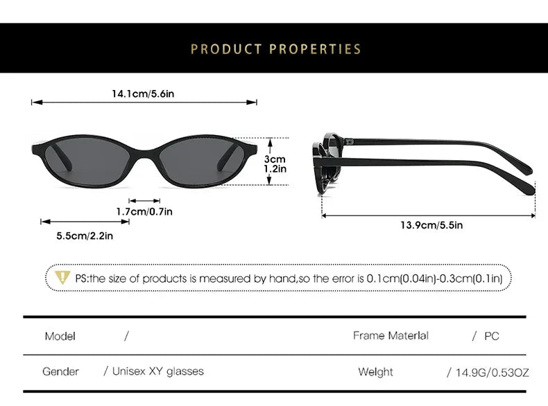 2024 Luxury Oval Sunglasses – Trendy Unisex Vintage UV400 Designer Shades