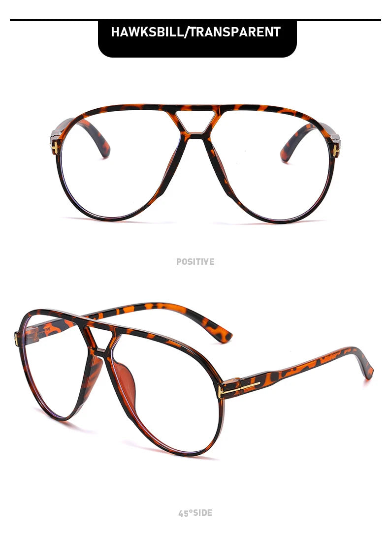 Retro Pilot Sunglasses – Double Beam “T” Design with Mirror Finish (2025 Style)