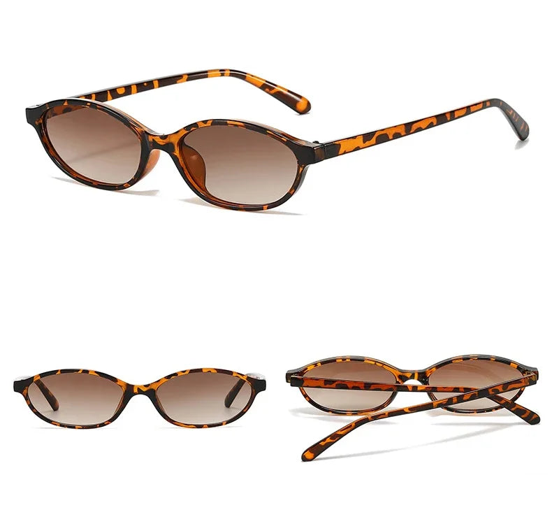 2024 Luxury Oval Sunglasses – Trendy Unisex Vintage UV400 Designer Shades