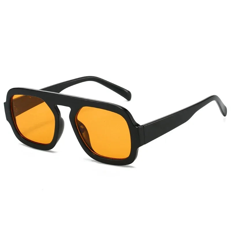 Retro Square Sunglasses – Gradient UV400 Unisex Punk Designer Shades