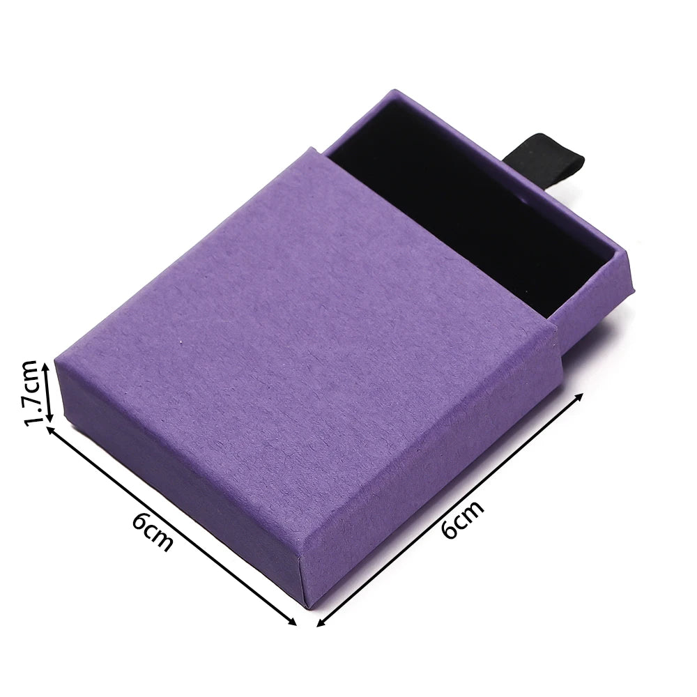 Drawer Jewelry Gift Box – Solid Color Packaging for Necklaces, Rings, Earrings & Bracelets