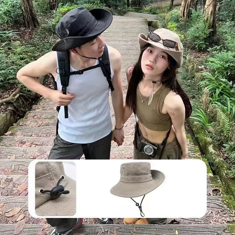 Waterproof Outdoor Camping Hat – UV-Protection Fishing & Hiking Style for Men & Women