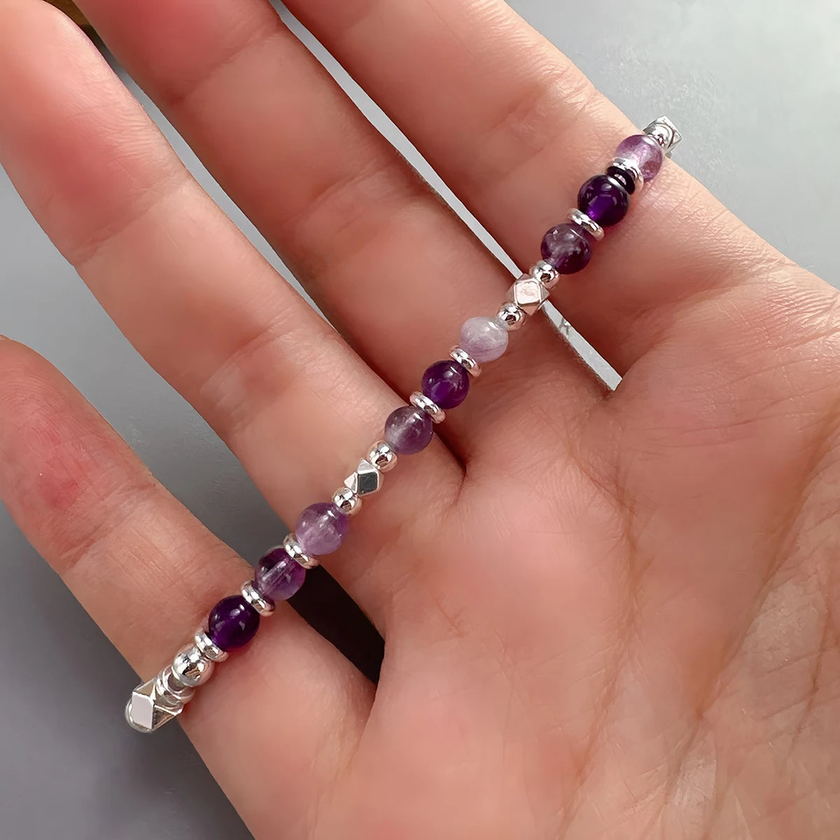 VENTFILLE 925 Silver Butterfly Bracelet – Cute Beaded String Design for Girls