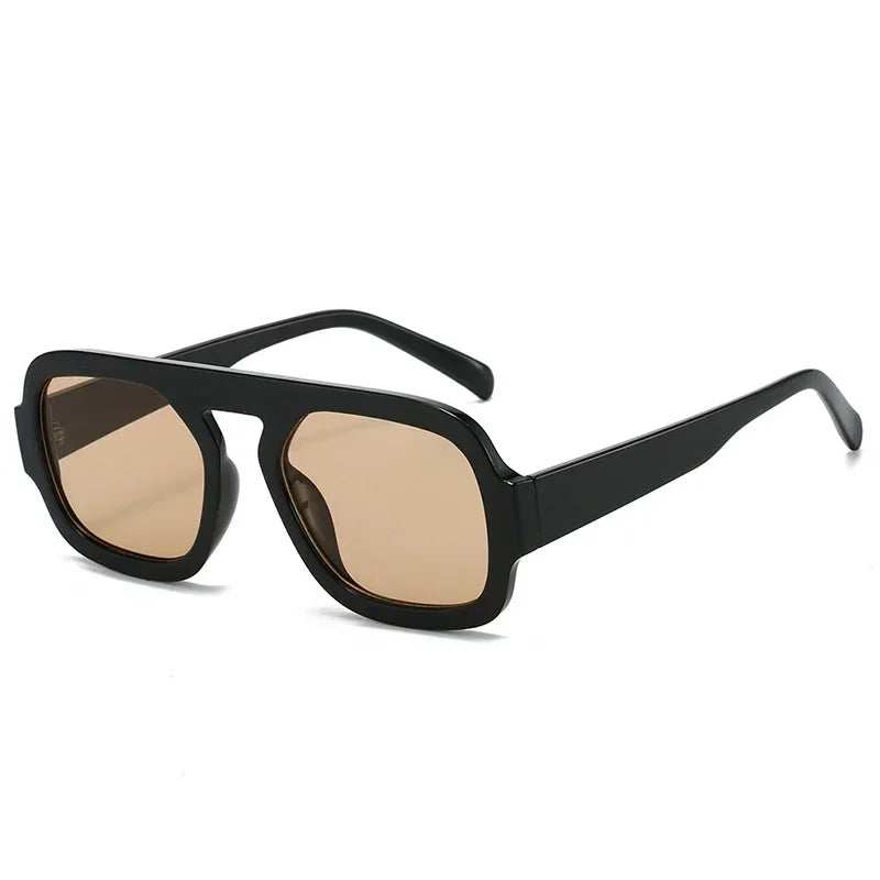 Retro Square Sunglasses – Gradient UV400 Unisex Punk Designer Shades