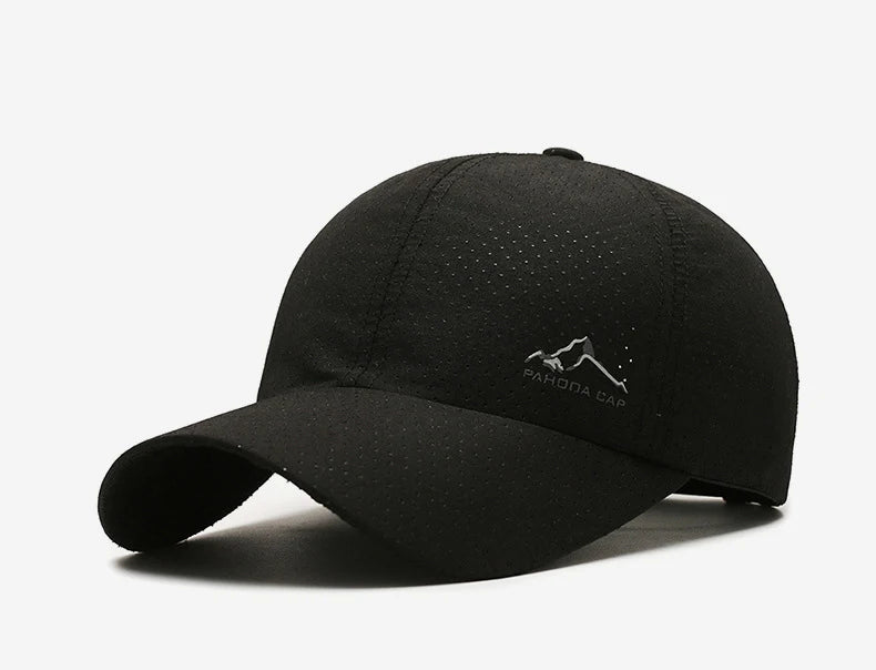 Cross Water-Drop Embroidery Baseball Cap – Simple Unisex Adjustable Outdoor Hat