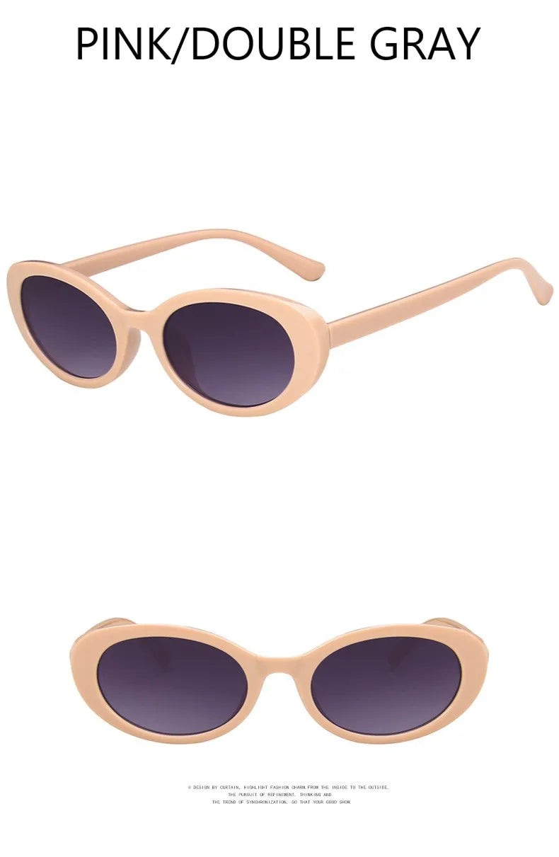 Oval Retro Sunglasses – Small Frame Unisex Design for a Stylish Look